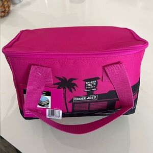 Trader Joe’s Mini Insulated Cooler Bag PINK